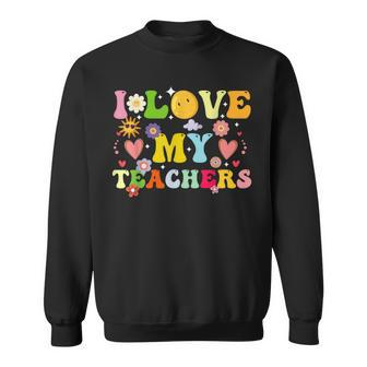 Graduation I Heart My Teachers I Love My Teachers Sweatshirt - Monsterry