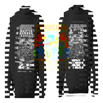 Graduation Pre-K Monster Truck Boys I Crushed Preschool Grad Sweatshirt | Mazezy
