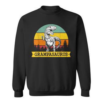 Grampasaurus Grandpa T Rex Dinosaur Grandad Sweatshirt - Thegiftio UK