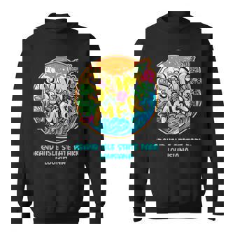 Grand Isle State Park Louisiana Summer Vacation Souvenir Sun Sweatshirt - Thegiftio