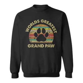 Grand Paw Dog Lover Grandpaw Father's Day Sweatshirt - Monsterry