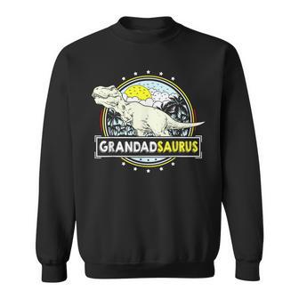 Grandadsaurus For Grandpa Fathers Day T Rex Dinosaur Sweatshirt - Monsterry DE