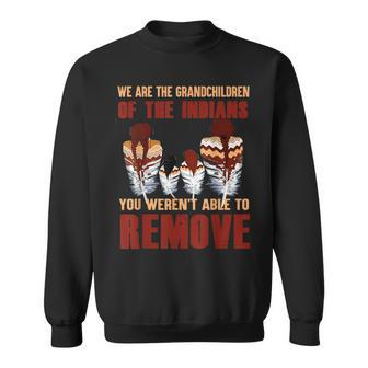 We Are The Grandchildren Of Native You Werent Able To Remove Sweatshirt - Monsterry
