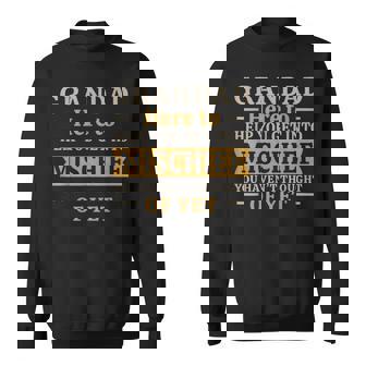 Grandfather From Grandchildren To Granddad Mischief Grandad Sweatshirt - Thegiftio UK