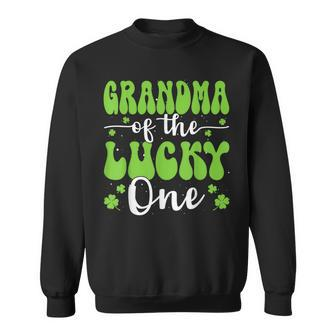 Grandma Of The Lucky One First Birthday St Patrick's Day Sweatshirt - Seseable