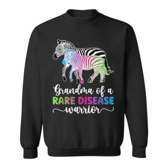 Grandma Of A Rare Disease Warrior Rare Disease Awareness Sweatshirt - Monsterry