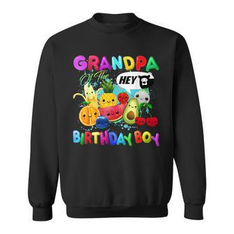 Grandpa Of The Birthday Boy Family Fruit Birthday Party Sweatshirt - Seseable