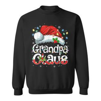 Grandpa Claus Xmas Santa Matching Family Christmas Pajamas Sweatshirt - Seseable