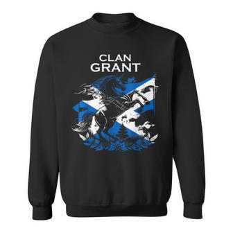 Grant Clan Family Last Name Scotland Scottish Sweatshirt - Seseable