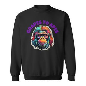 Grapes To Apes Sweatshirt - Monsterry CA