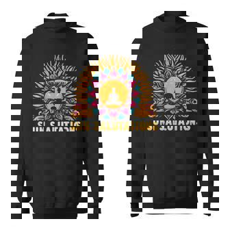 Graphiques Amusants Sun Salutations Yoga Sweater e - Cadeauxyz