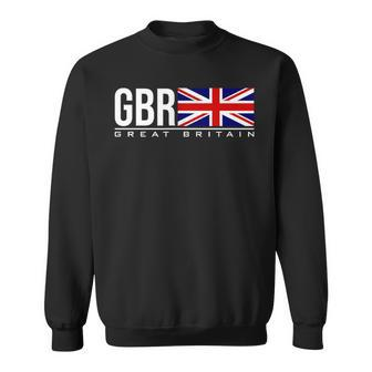 Great Britain Flag Union Jack British Athletic Team Sports Sweatshirt - Thegiftio UK