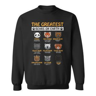 The Greatest Bears On Earth Type Of Bears Vintage Bear Sweatshirt - Monsterry AU