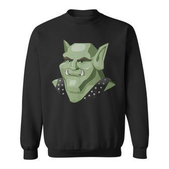 Green Troll Green Monster Troll Sweatshirt - Monsterry
