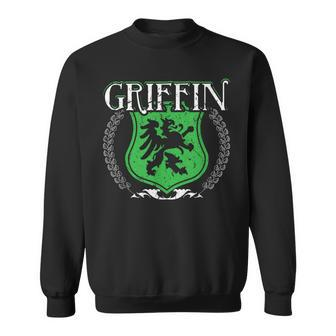 Griffin Irish Family Surname Last Name Family Crest Sweatshirt - Seseable