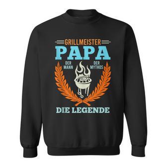 Grillmeister Papa Mann Mythos Legendeaterintage Mann Sweatshirt - Geschenkecke