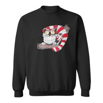Grinning Cheshire Cat Fantasy Sweatshirt - Monsterry DE