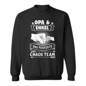 Großvater & Enkel Chaos Team Partnerlook Sweatshirt - Seseable