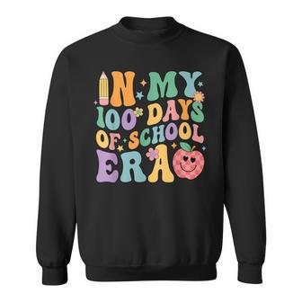 Groovy In My 100 Days Of School Era Student Teacher Sweatshirt - Seseable