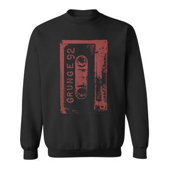 Grunge 90'S Vintage Concert Mixtape Retro Sweatshirt - Monsterry UK