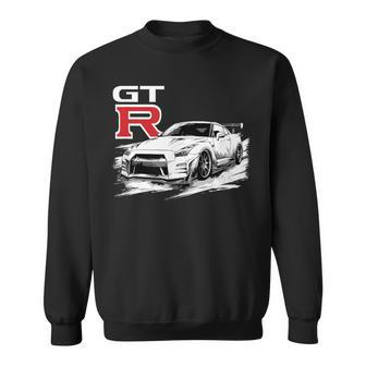 Gt R 35 Jdm Street Racing Drag Drift Sports Car Sweatshirt - Thegiftio UK