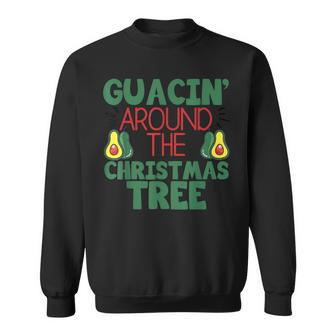 Guacin' Around The Christmas Tree Avocado Sweatshirt - Monsterry UK