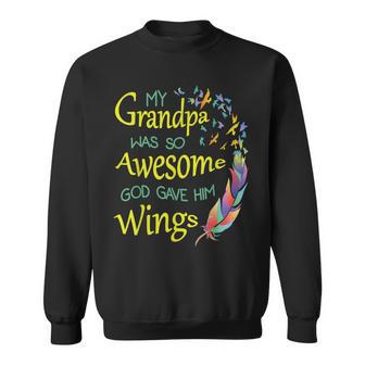 Guardian Angel Grandpa In Memory Of My Grandpa Sweatshirt - Monsterry CA
