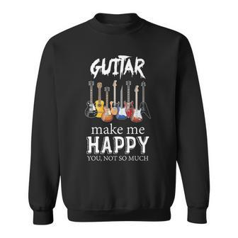 Guitar Make Me Happy Sweatshirt | Mazezy