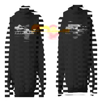 Guitar Lake Shadow Love Guitar Colorado Flag Sweatshirt | Mazezy