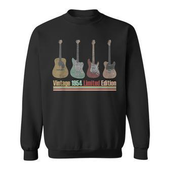Guitar Lover 70 Year Old Vintage 1954 Limited Edition Sweatshirt - Monsterry DE