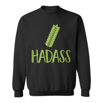 Hadass Sukkot 4 Species Jewish Holiday Cool Humor Novelty Sweatshirt - Monsterry DE