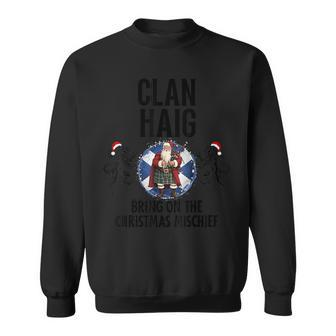 Haig Clan Christmas Scottish Family Name Party Sweatshirt - Seseable