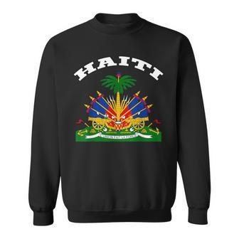 Haiti Coat Of Arms Flag Souvenir Port-Au-Prince Sweatshirt - Monsterry