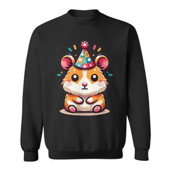Hamster For Birthday For Children A Birthday Hamster Sweatshirt - Seseable