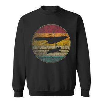 Hang Gliding Glide Glider Vintage Distressed Retro 70'S 80'S Sweatshirt - Monsterry DE