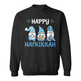 Hanukkah Gnome Wishing You A Happy Hanukkah Sweatshirt - Thegiftio UK