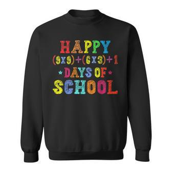 Happy 100 Days Of School Math Formula 100Th Day Teacher Sweatshirt - Monsterry