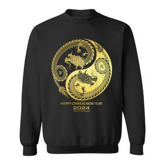 Happy 2024 Chinese New Year 2024 Year Of The Dragon 2024 Sweatshirt - Thegiftio UK