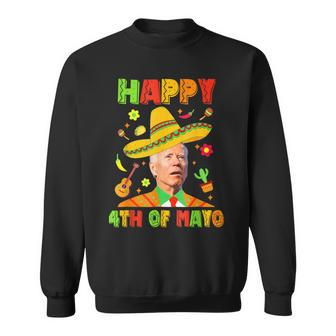 Happy 4Th Of Mayo Joe Biden Confused Cinco De Mayo Sweatshirt - Seseable