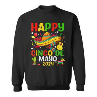 Happy Cinco De Mayo 2024 Mexican Holiday Matching Family Sweatshirt | Mazezy UK