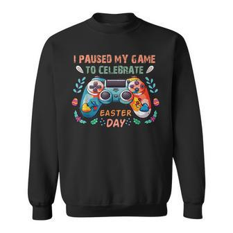Happy Easter Day Bunny Egg Gaming Lover Boys Girls N Sweatshirt | Mazezy CA