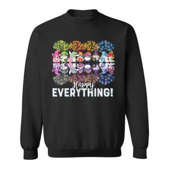 Happy Everything Gnomies Gnomes Holidays Christmas Xmas Sweatshirt - Monsterry UK