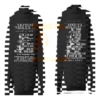 Happy Father’S Day To The Best Basset Hound Dad Sweatshirt - Thegiftio
