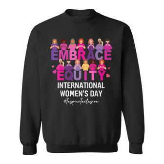 Happy International Women's Day March 2024 Inspire Inclusion Sweatshirt - Seseable