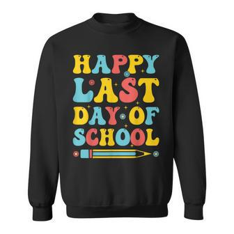 Happy Last Day Of School Summer Vacation Class Dismissed Sweatshirt - Monsterry