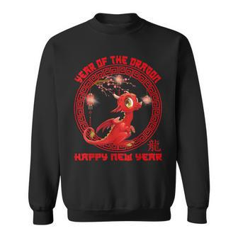Happy Lunar New Year 2024 Cute Chinese Dragon Decorations Sweatshirt - Seseable