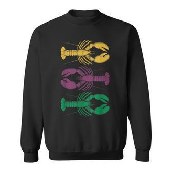 Happy Mardi Gras 2024 Crawfish Matching Party Vintage Sweatshirt - Monsterry