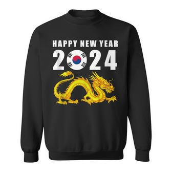 Happy New Year 2024 Year Of The Dragon For Korean Sweatshirt | Mazezy