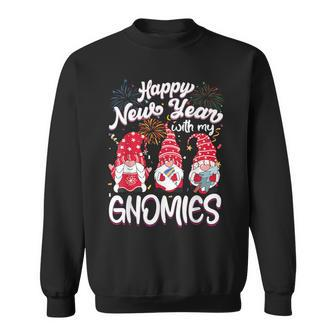 Happy New Year 2024 Gnomes Family Cheers Party New Years Eve Sweatshirt | Mazezy
