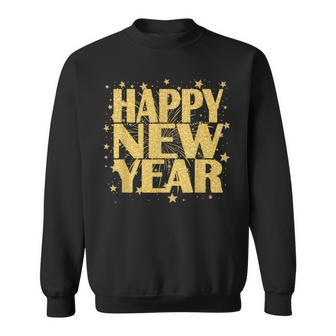 Happy New Year 2024 New Years Eve Party Countdown Fireworks Sweatshirt - Monsterry
